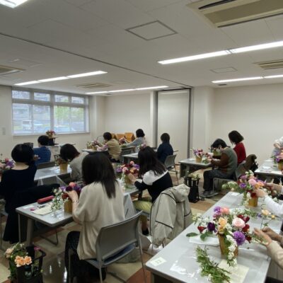出張フラワーレッスン