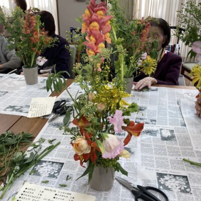 出張フラワーレッスン