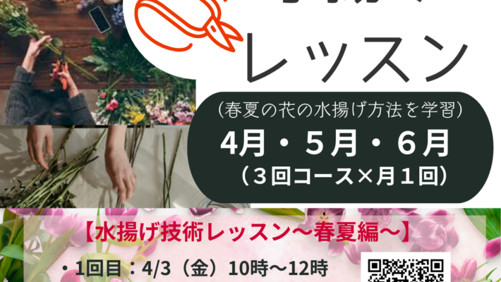 2026水揚げレッスン（春夏編）始まります。