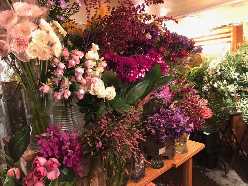 自由選択花材のレッスン