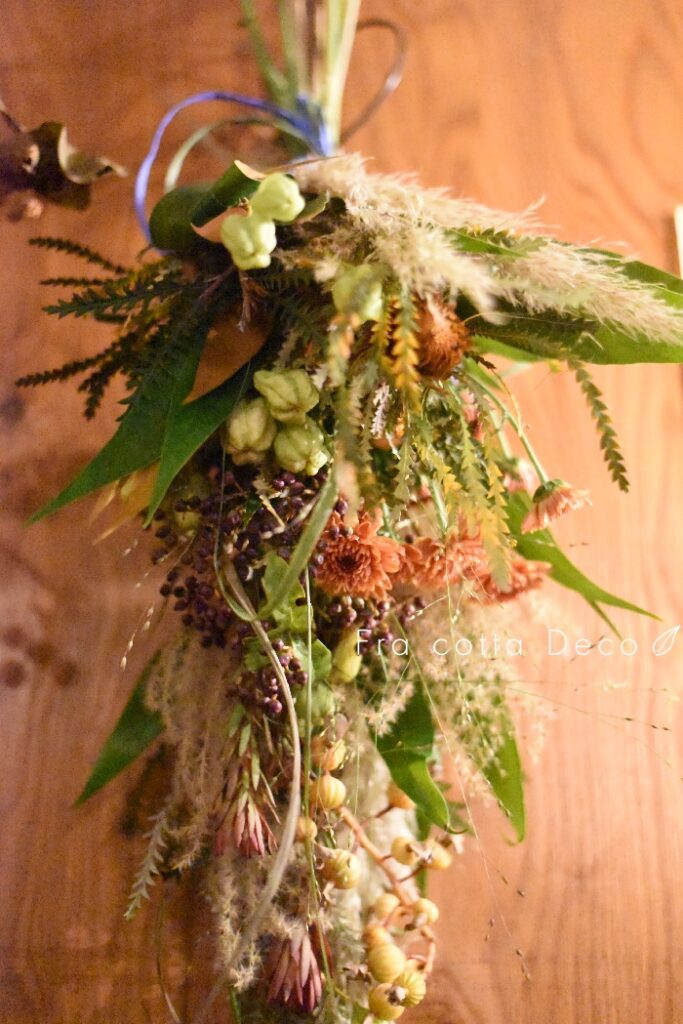 【秋花のスワッグ作り】お申込み受付中です！
