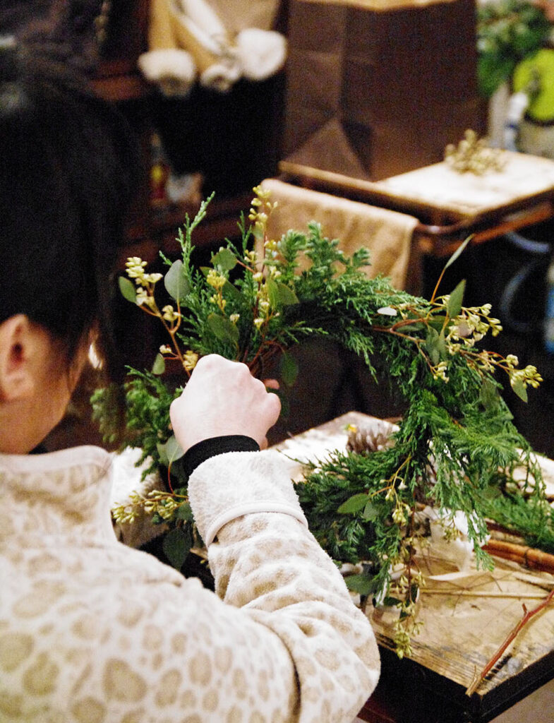 クリスマスリースレッスン2019　お申込み