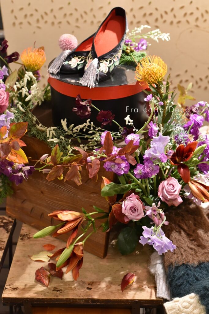 ～スペシャリストクラス～　アパレルの展示会設定の装花　グループレッスン ②