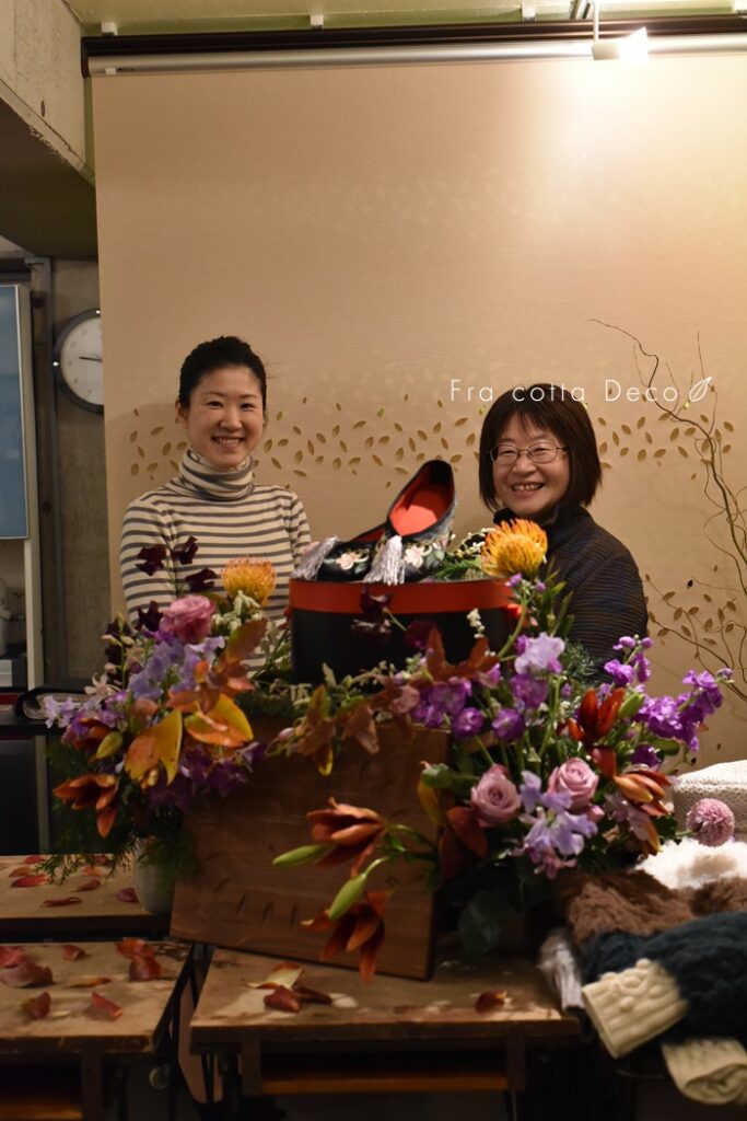 ～スペシャリストクラス～　アパレルの展示会設定の装花　グループレッスン ②