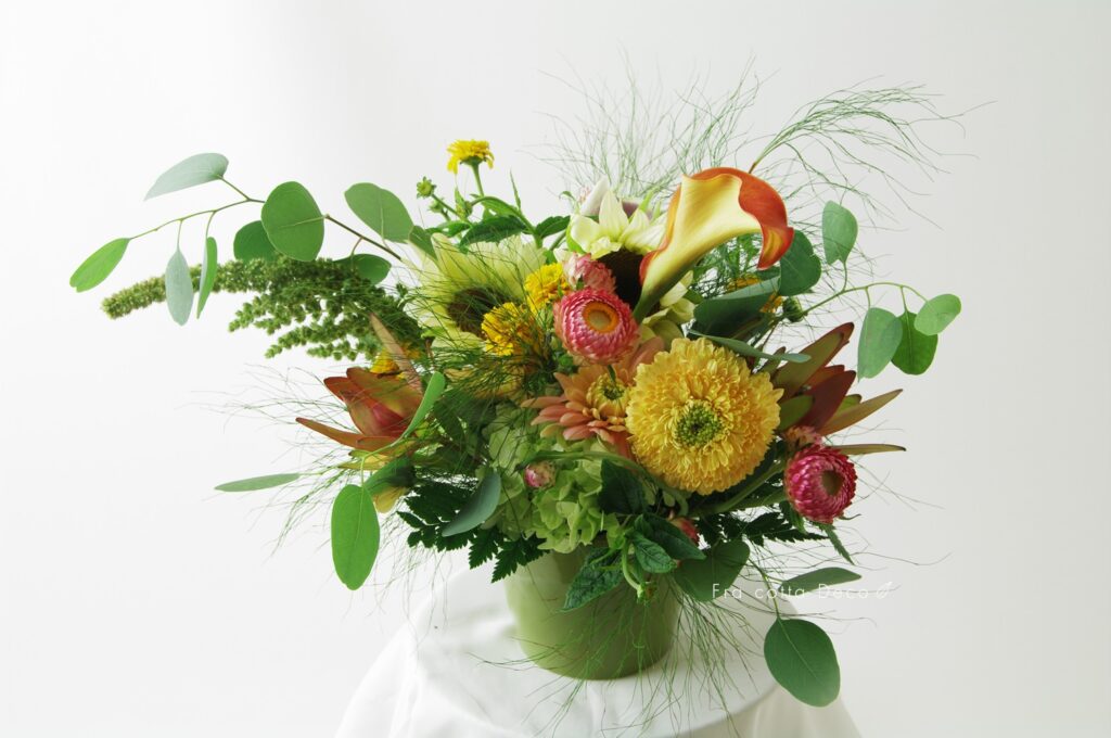 どのお花を選ぼうかな☆わくわくドキドキの花材選択