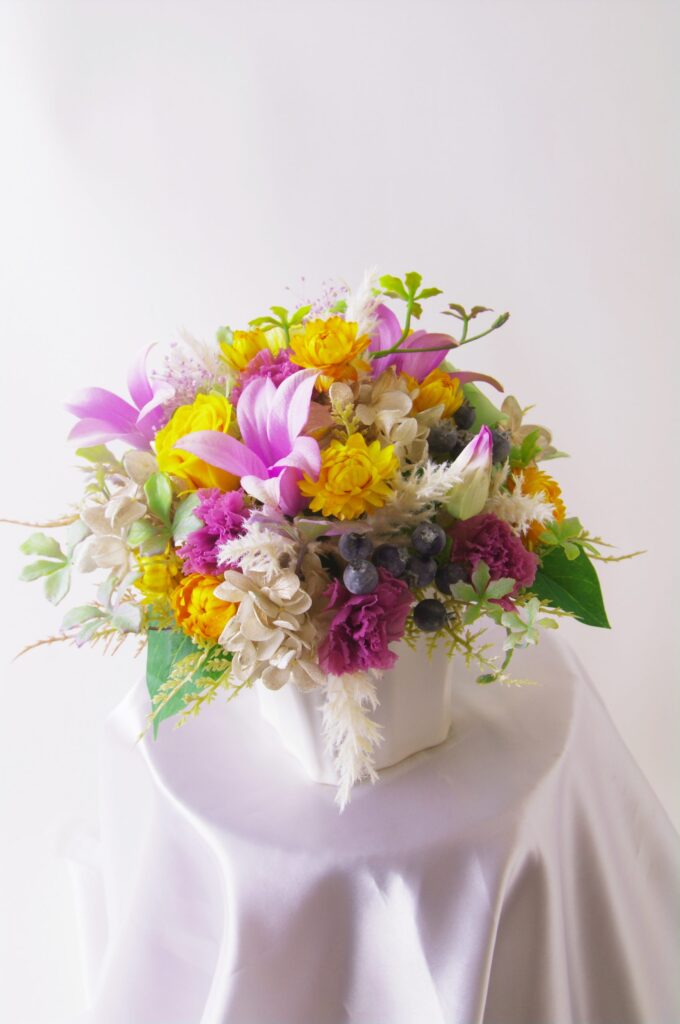 ずっと楽しめるお花のご注文が続いています