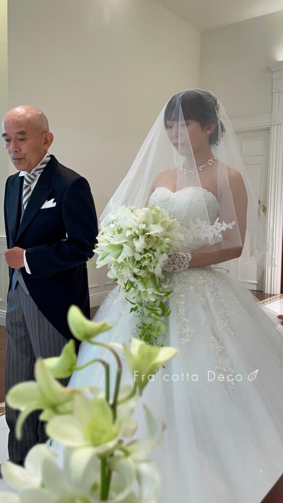 2022年7月ウェディングです！おめでとうございます