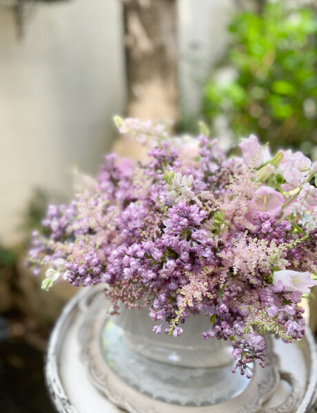【季節の特別レッスンのご案内】4月28日（日）魅惑のライラックの特別花束作り