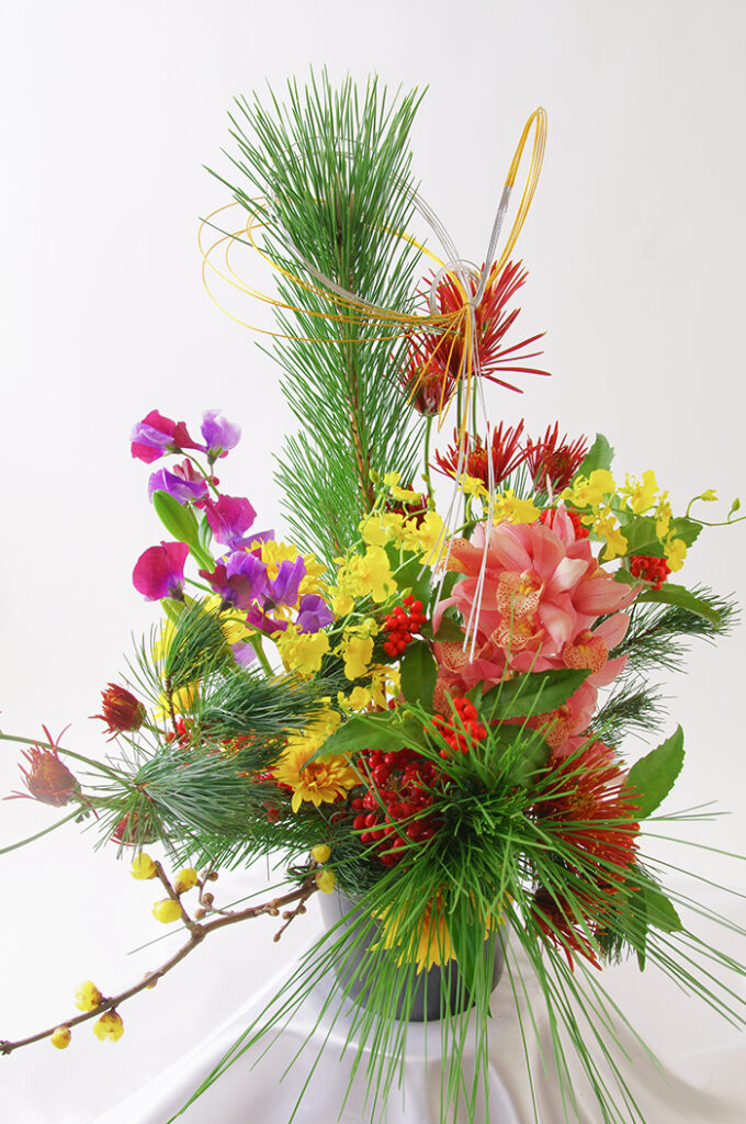 本日の24時でお正月花の増量サービス終了です