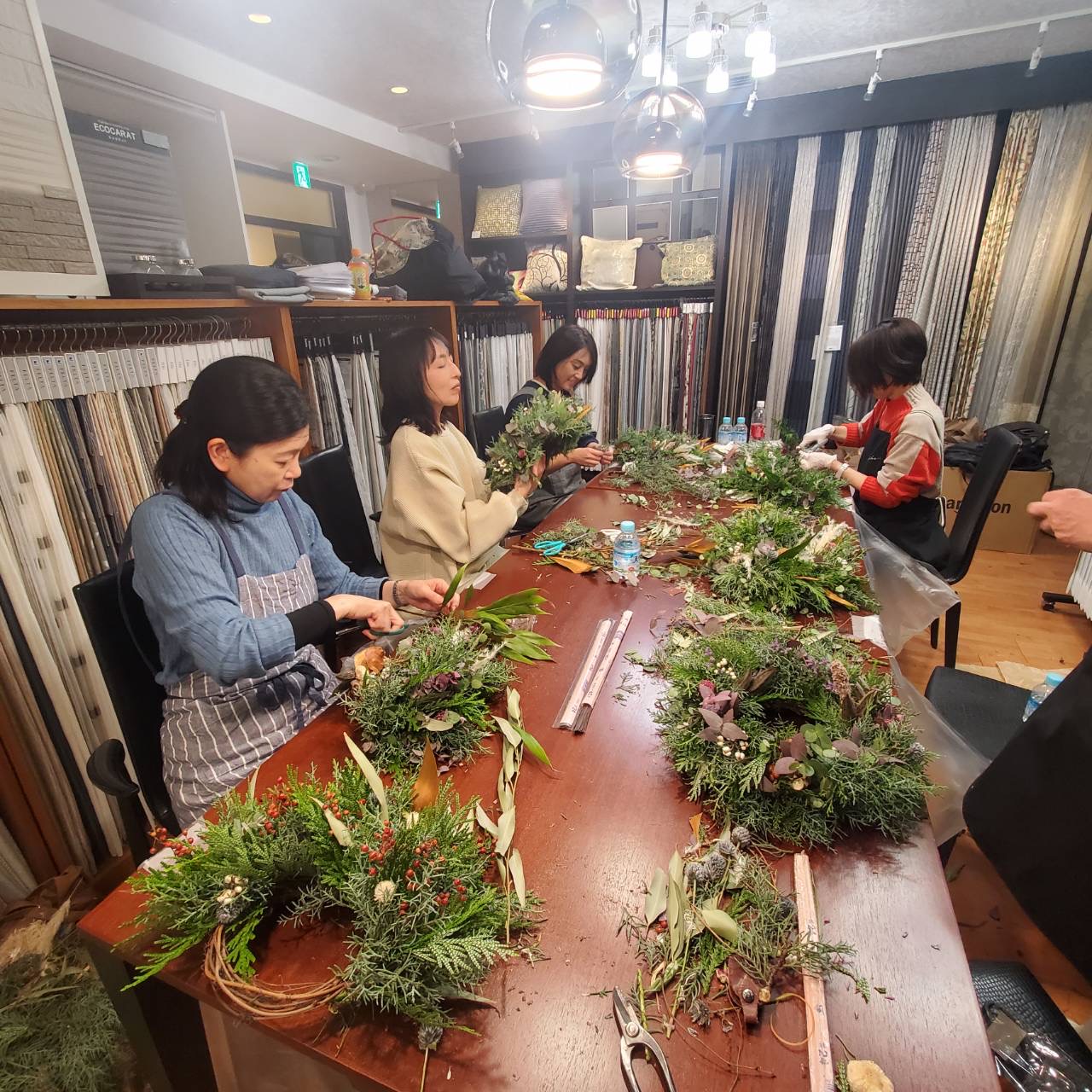 生徒さんの花レポート☆花を習う、その先にある優しい時間